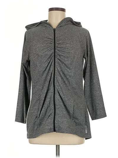 Pre-owned Rbx Zip Up Hoodie In Gray