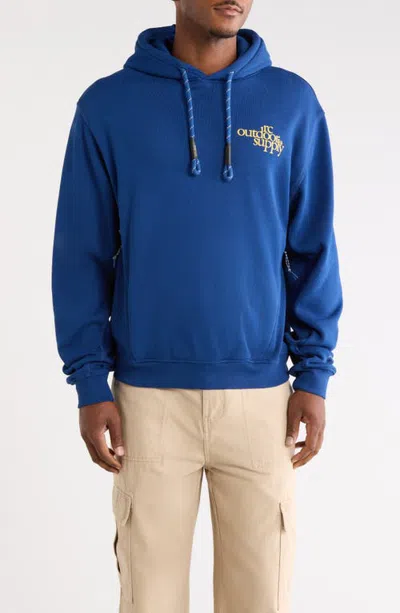 Rc Outdoor Supply Deer Hoodie In Blue
