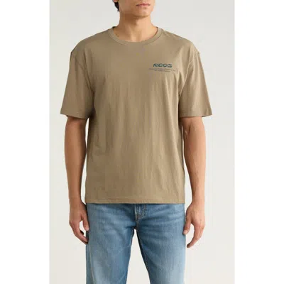 Rc Outdoor Supply Map Graphic T-shirt In Brown