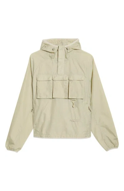 Rc Outdoor Supply Tahoe Water Repellent Nylon Ripstop Hooded Anorak In Neutral