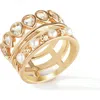Rc Retro Chic Aeolian Echo Ring In Gold