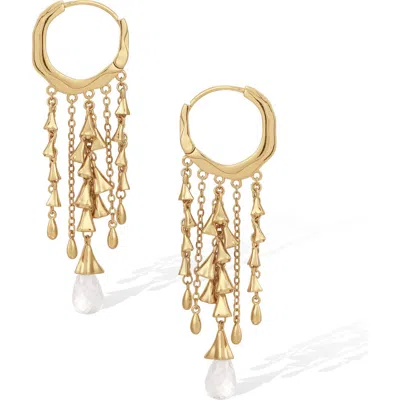 Rc Retro Chic Aeolian Echo Tassels Earrings In Gold