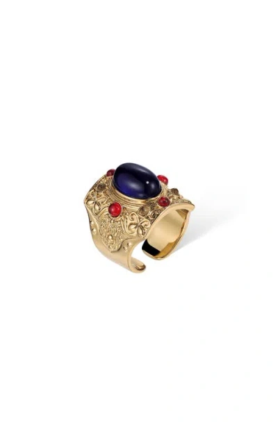 Rc Retro Chic Byzantine King Ring In Gold