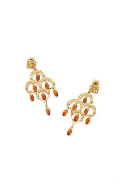 Rc Retro Chic Celestial Waltz Tassel Earrings In Gold