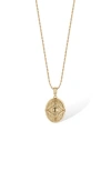 Rc Retro Chic Egypt Eye Necklace In Gold