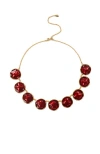 Rc Retro Chic Enamel Ripple Necklace In Multi