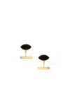Rc Retro Chic Eyes Earrings In Black