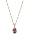 Rc Retro Chic Grape Glow Pendant In Gold