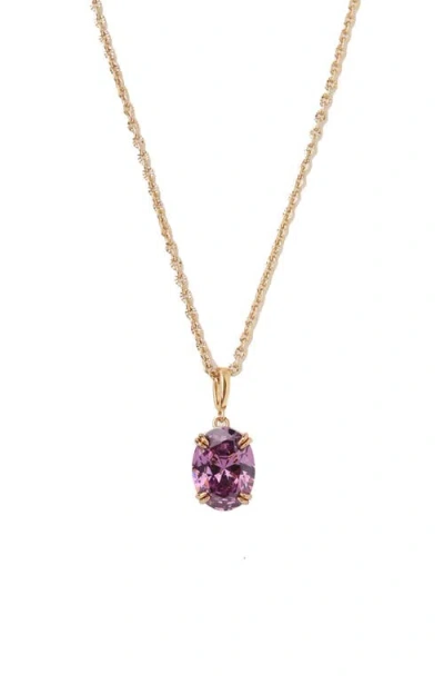 Rc Retro Chic Grape Glow Pendant In Gold