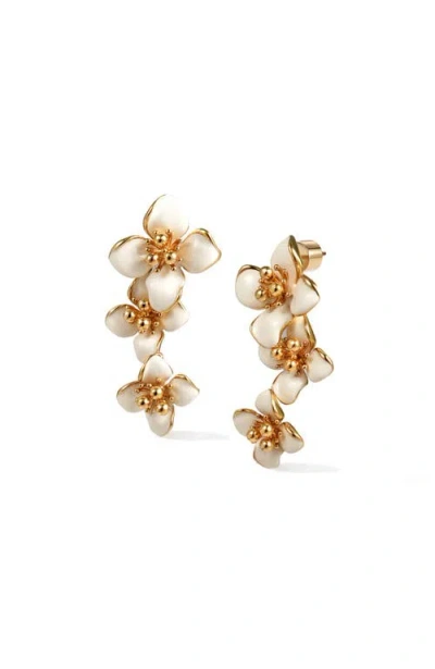 Rc Retro Chic Iris Blossom Earrings