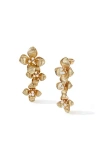 Rc Retro Chic Iris Blossom Earrings In Multi