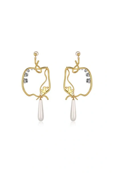 Rc Retro Chic Lily Of The Valley Earrings In Multi