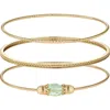 Rc Retro Chic Nut Fairy Bracelets Set In Gold