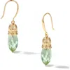Rc Retro Chic Nut Fairy Charm Earrings In Green
