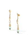 Rc Retro Chic Nut Fairy Dangle Earrings In Gold