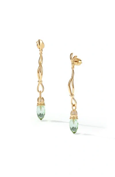 Rc Retro Chic Nut Fairy Dangle Earrings In Gold