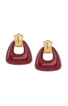 Rc Retro Chic Ostuni Earrings In Red
