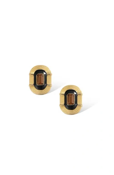 Rc Retro Chic Roman Night Earrings In Gold