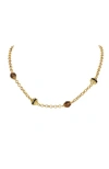 Rc Retro Chic Roman Night Necklace In Gold