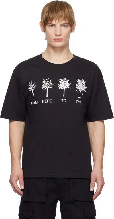 Rcos Black 'from Here To There' T-shirt