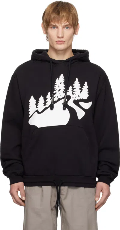 Rcos Black 'outdoor Supply' Hoodie