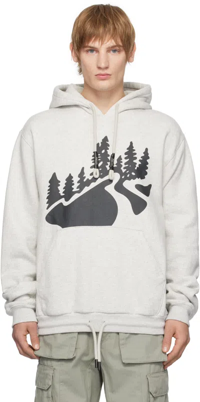 Rcos Gray 'outdoor Supply' Hoodie In Heather Grey