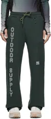 Rcos Green Rc Outdoor Supply Logo Sweatpants In Forest Green