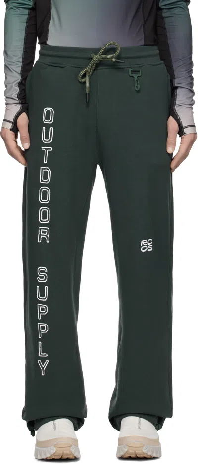 Rcos Green Rc Outdoor Supply Logo Sweatpants In Forest Green