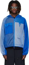 Rcos Navy Griffith Running Jacket In Blue