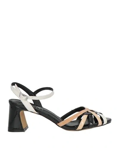 Rd Company Woman Sandals Black Size 7 Synthetic Fibers