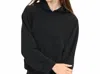 Rd International Pristine Modal Scuba Raglan Long Sleeve Hoodie In Black Ink