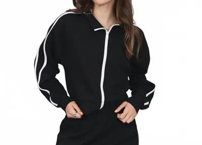 Rd Style Alisaie Zipper Top In Black