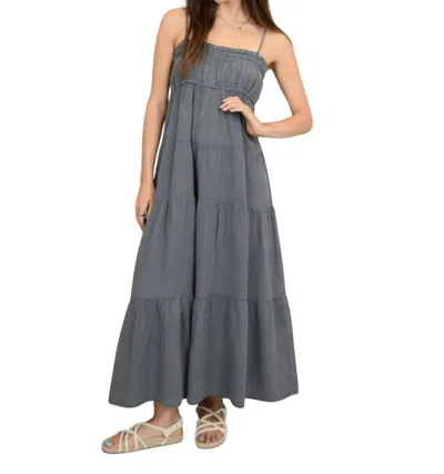 Rd Style Altura Tiered Maxi Dress In Coal