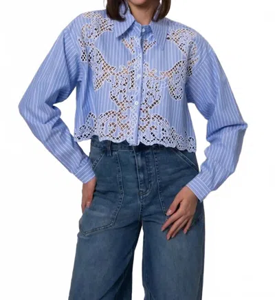 Rd Style Ayama Shirt In Riviera Azure In Blue