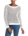 Rd Style Belinda Long Sleeve Boatneck Pullover In White
