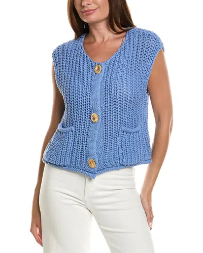 Rd Style Benedette Crewneck Vest In Blue
