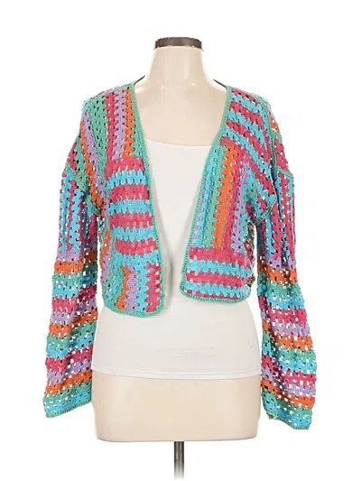 Pre-owned Rd Style Cardigan Sweater In Blue