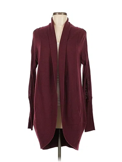Pre-owned Rd Style Cardigan Sweater In Burgundy