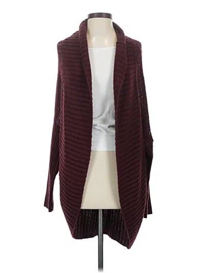 Pre-owned Rd Style Cardigan Sweater In Burgundy