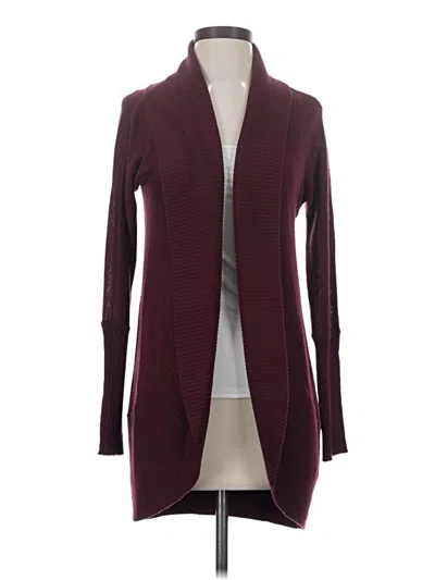 Pre-owned Rd Style Cardigan Sweater In Burgundy