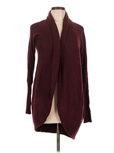 Pre-owned Rd Style Cardigan Sweater In Burgundy