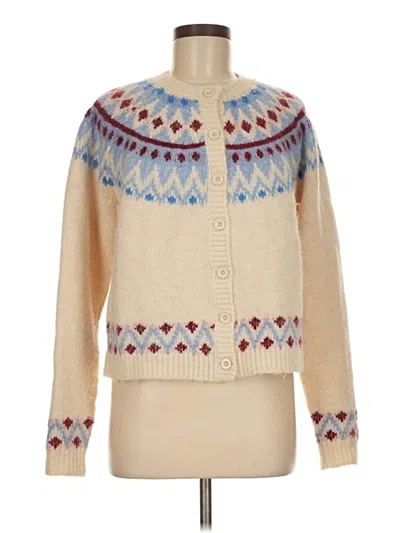 Pre-owned Rd Style Cardigan Sweater In White