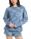 Rd Style Estelle French Terry Pullover In Blue