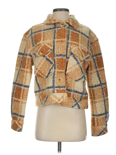 Pre-owned Rd Style Faux Fur Jacket In Gold