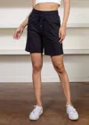 Rd Style Fernandez Drawstring Short In Black In Black