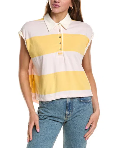 Rd Style Harper Rolled Sleeve Shirt In White