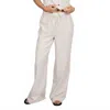 Rd Style Harrison Drawstring Pant In Sandstone In White