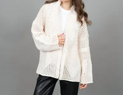 Rd Style Issa Shawl Neck Robe In Winter White