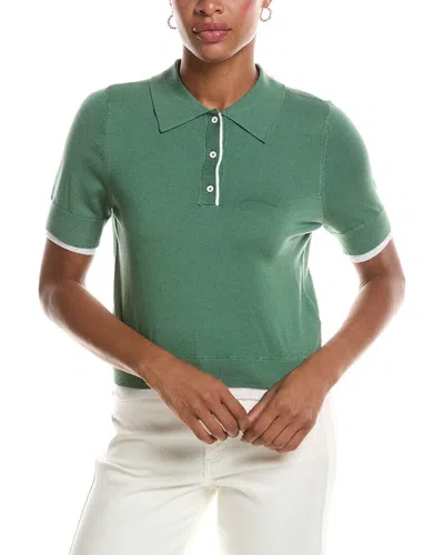 Rd Style Jiya Short Sleeve Polo Neck Pullover In Green