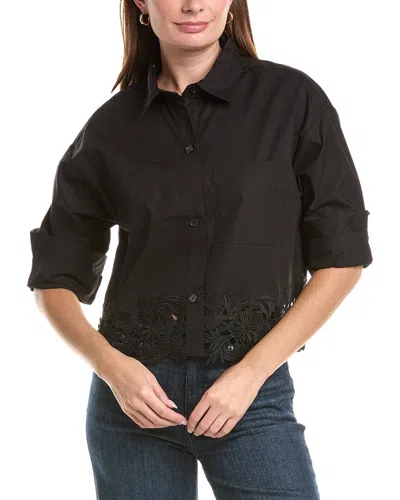 Rd Style Kerwin Poplin Shirt In Black